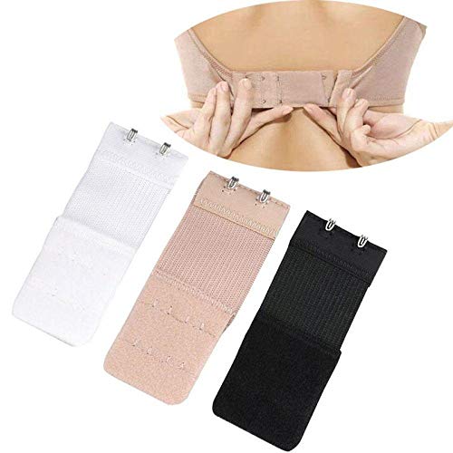 Buy Mitzvah Womenrsquo;s Bra Hook Extender 2 Hook with 3 Eye Increase Bra  Band Length Hook Extender - Pack of 3 Online In India At Discounted Prices