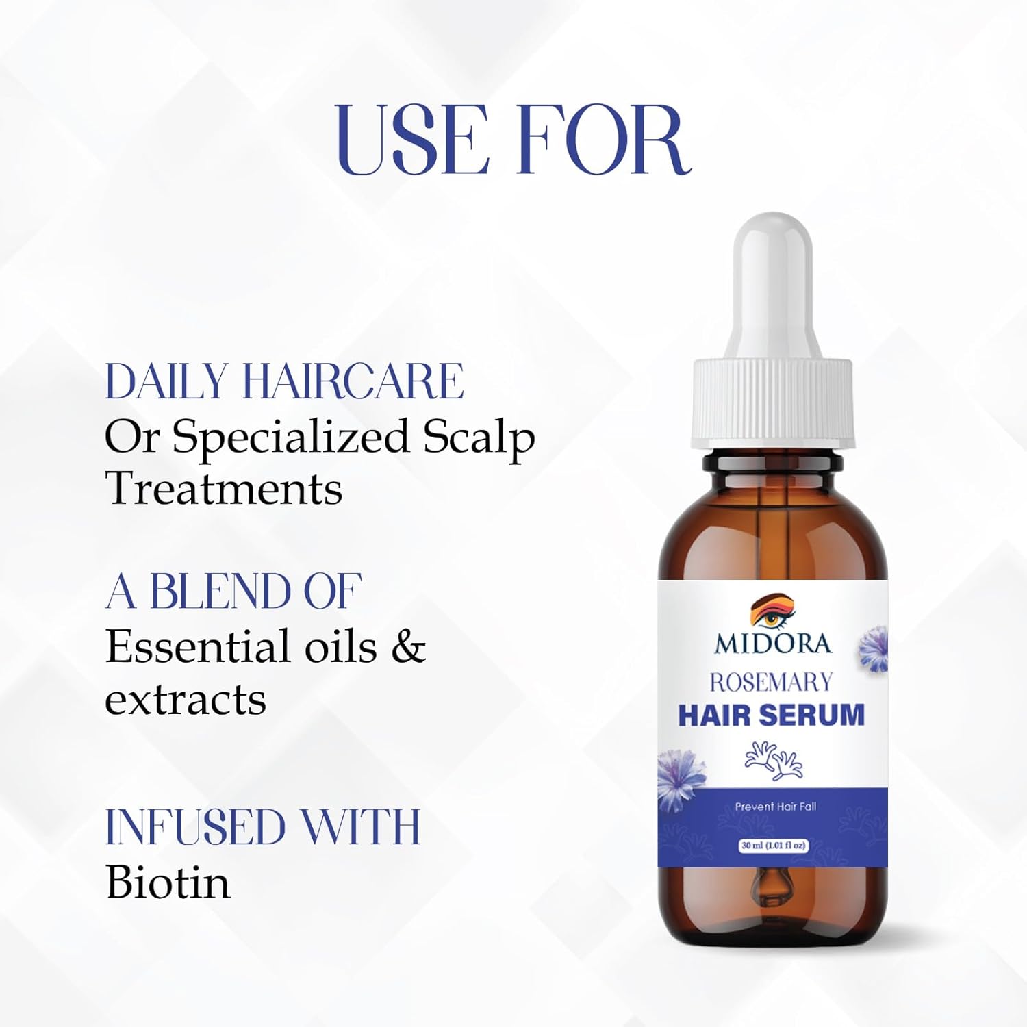 Hair Growth Rosemary Serum For Men & Women (30ml)