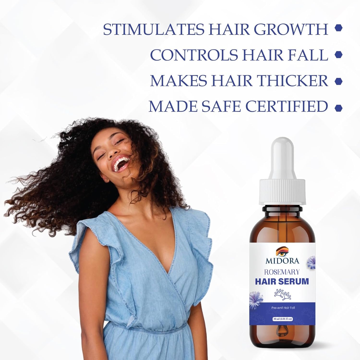 Hair Growth Rosemary Serum For Men & Women (30ml)