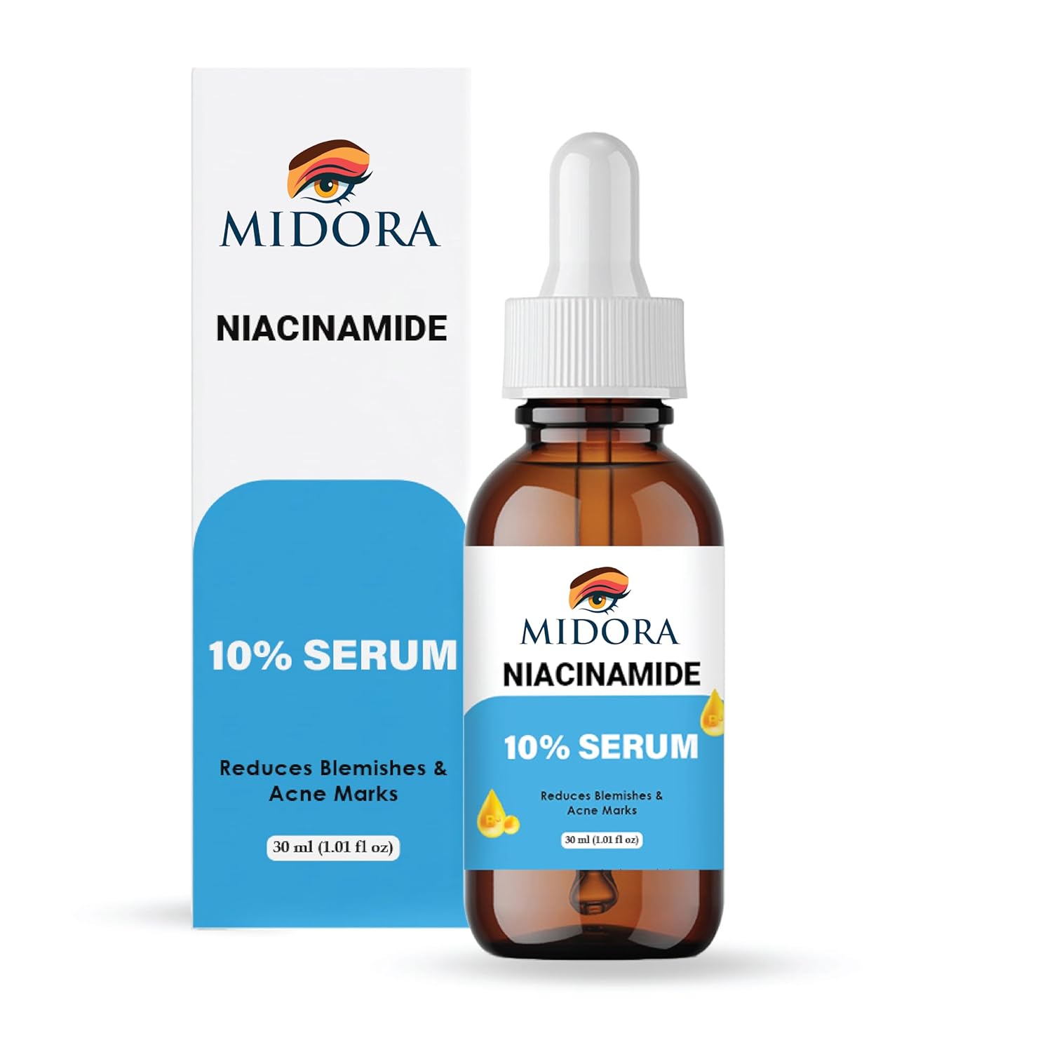 Midora Niacinamide Face Serum | 10% Niacinamide with Zinc