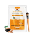 Midora Sandalwood Hair Removal Powder, Herbal Wax Powder, 100% Natural, Painless, 10 Minute Application, 100gm