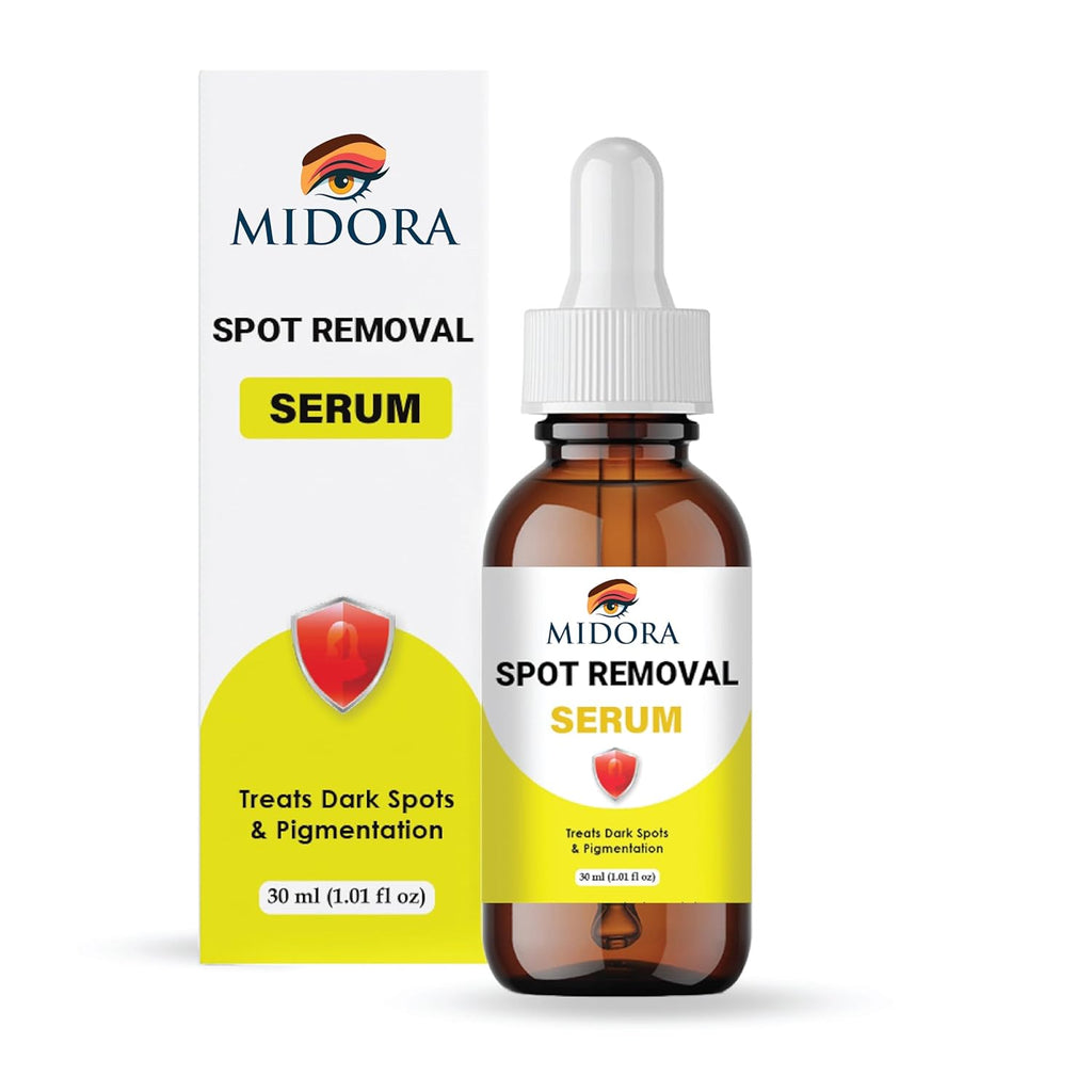 MIDORA Spot Removal Serum for Face – Dark Spot Corrector for Pigmentation, Acne Marks & Black Spots – Skin Brightening & Spot Reduction Serum for Women & Men – 30ml