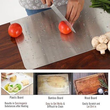 Midora Stainless Steel Kitchen Countertop Chopping Board