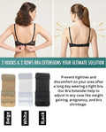 Bra Hook Extenders for Women – Pack of 3