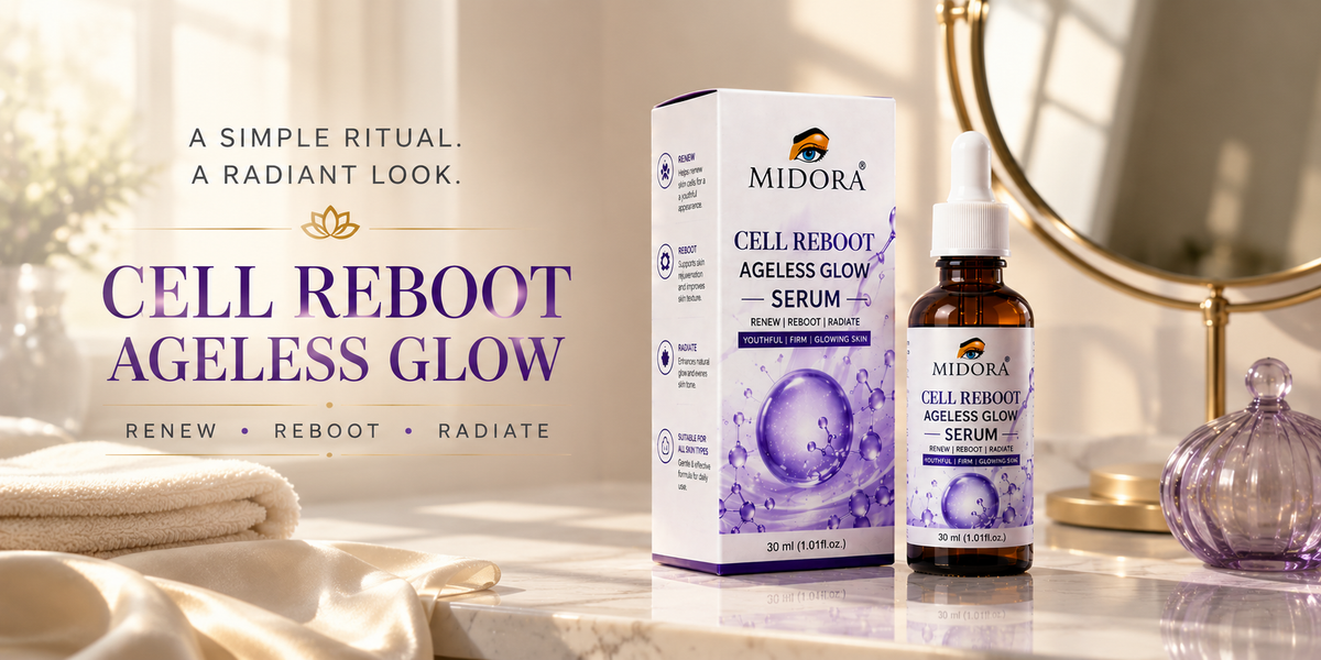 MIDORA Cell Reboot Glow Serum – Daily Face Serum 30ml
