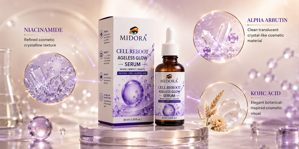 MIDORA Cell Reboot Glow Serum – Daily Face Serum 30ml