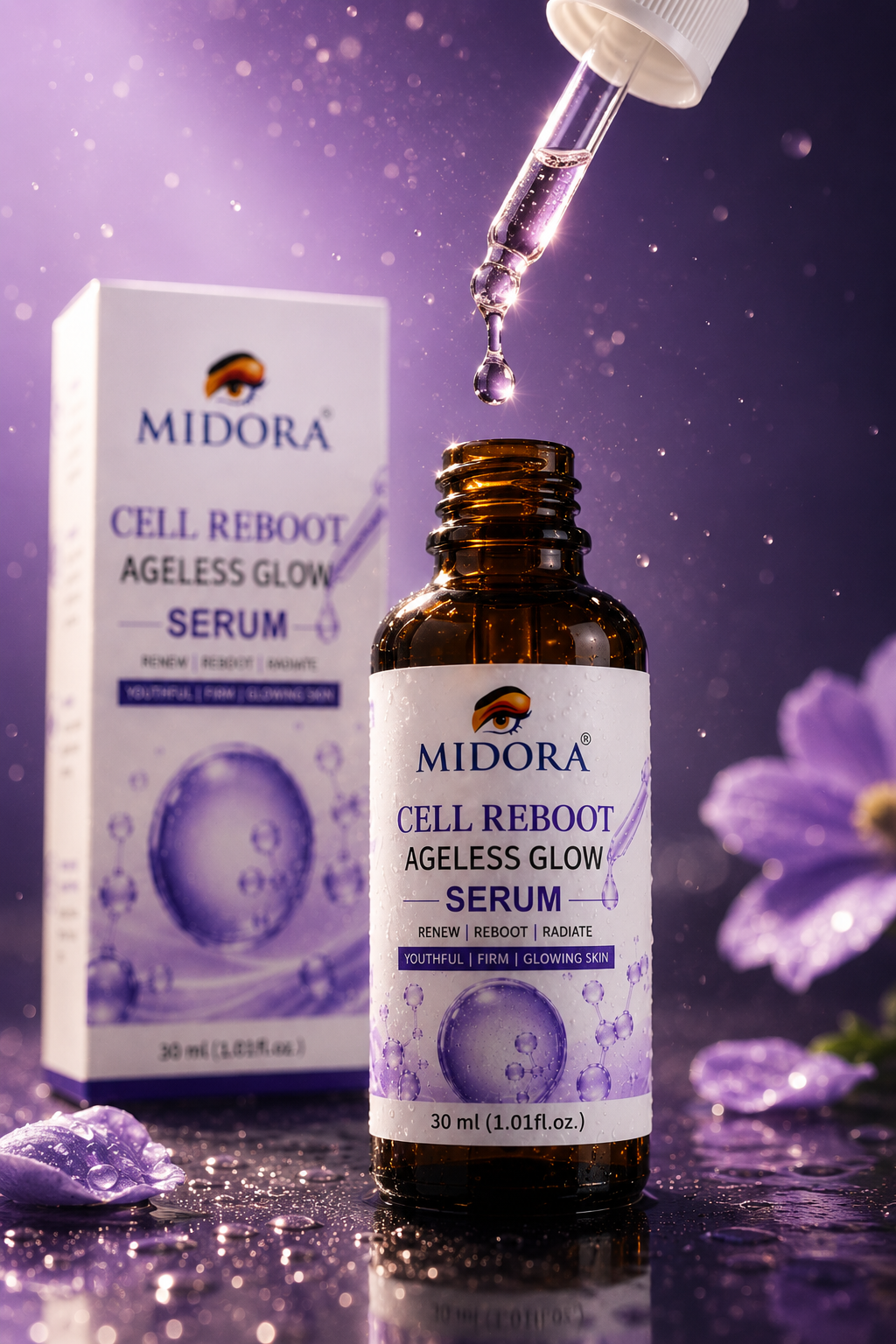MIDORA Cell Reboot Glow Serum – Daily Face Serum 30ml