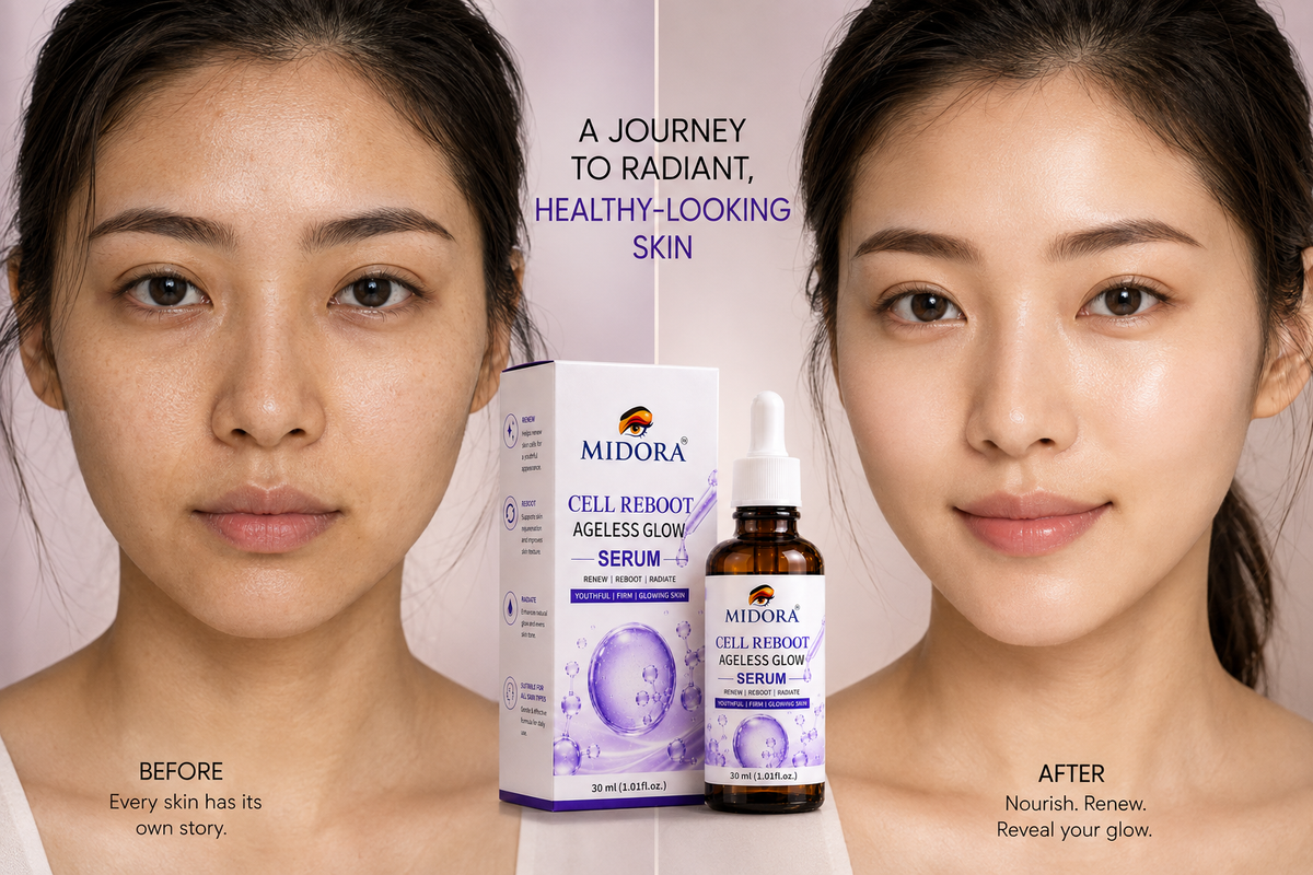 MIDORA Cell Reboot Glow Serum – Daily Face Serum 30ml