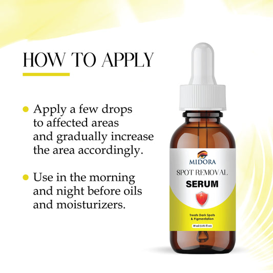 Spot Removal Serum for Face | Dark Spot Corrector | Acne Scar Removal | Skin Brightening & Even Tone | Anti-Blemish Serum for Men & Women
