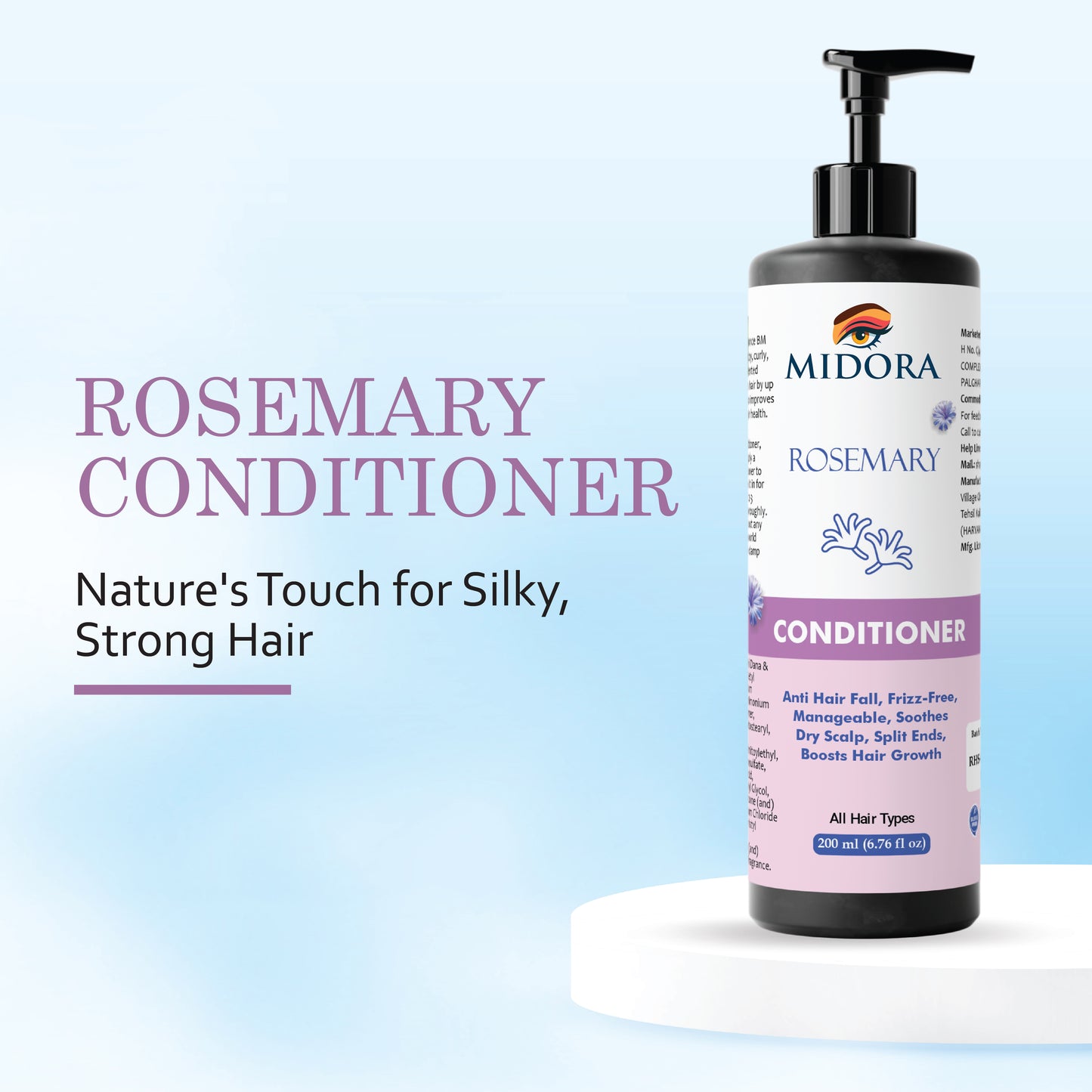 MIDORA Rosemary Conditioner-200ml, Conditioner