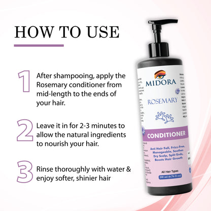 MIDORA Rosemary Conditioner-200ml, Conditioner