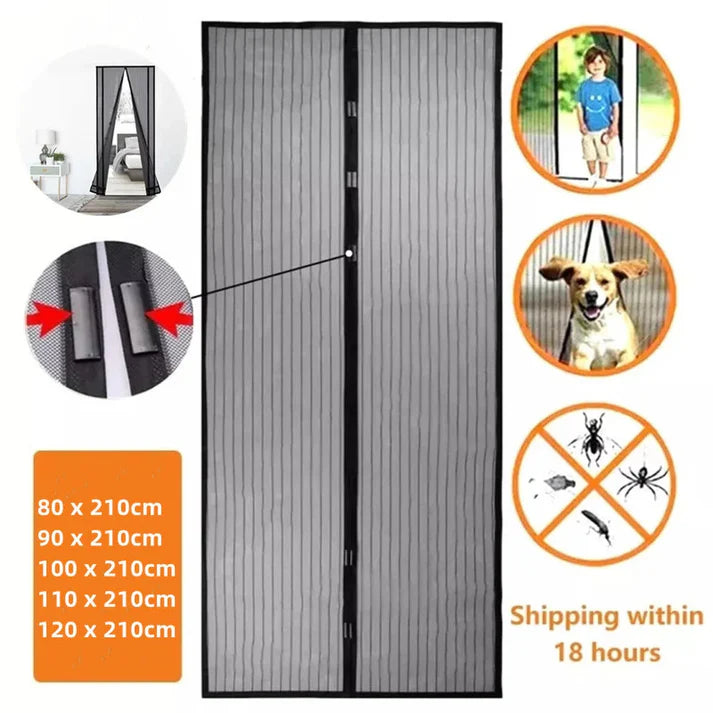 Magnetic Door Curtain Insect Protection Net