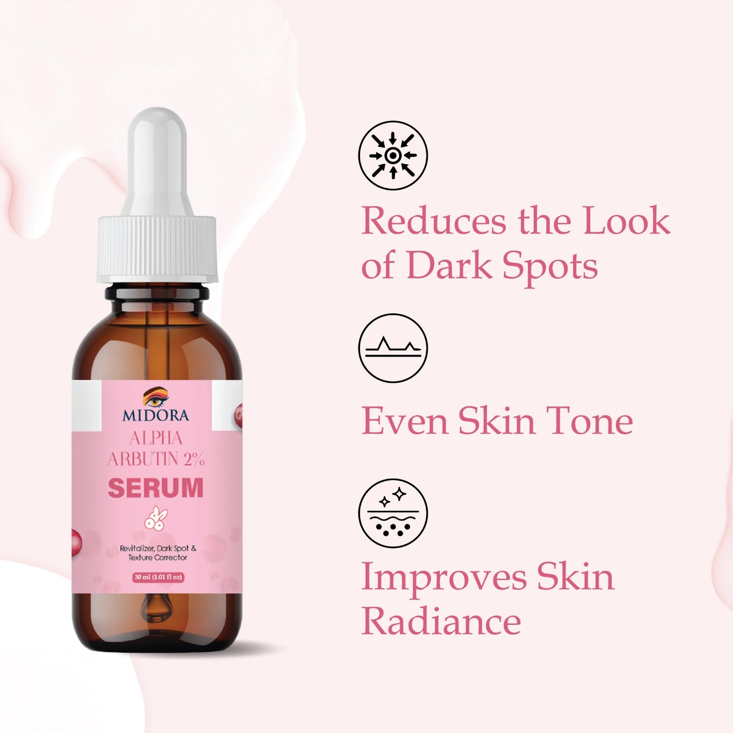 Alpha Arbutin Serum for Dark Spots & Pigmentation | Skin Brightening & Even Tone | Face Serum for Glowing Skin | Suitable for All Skin Types – 30ml