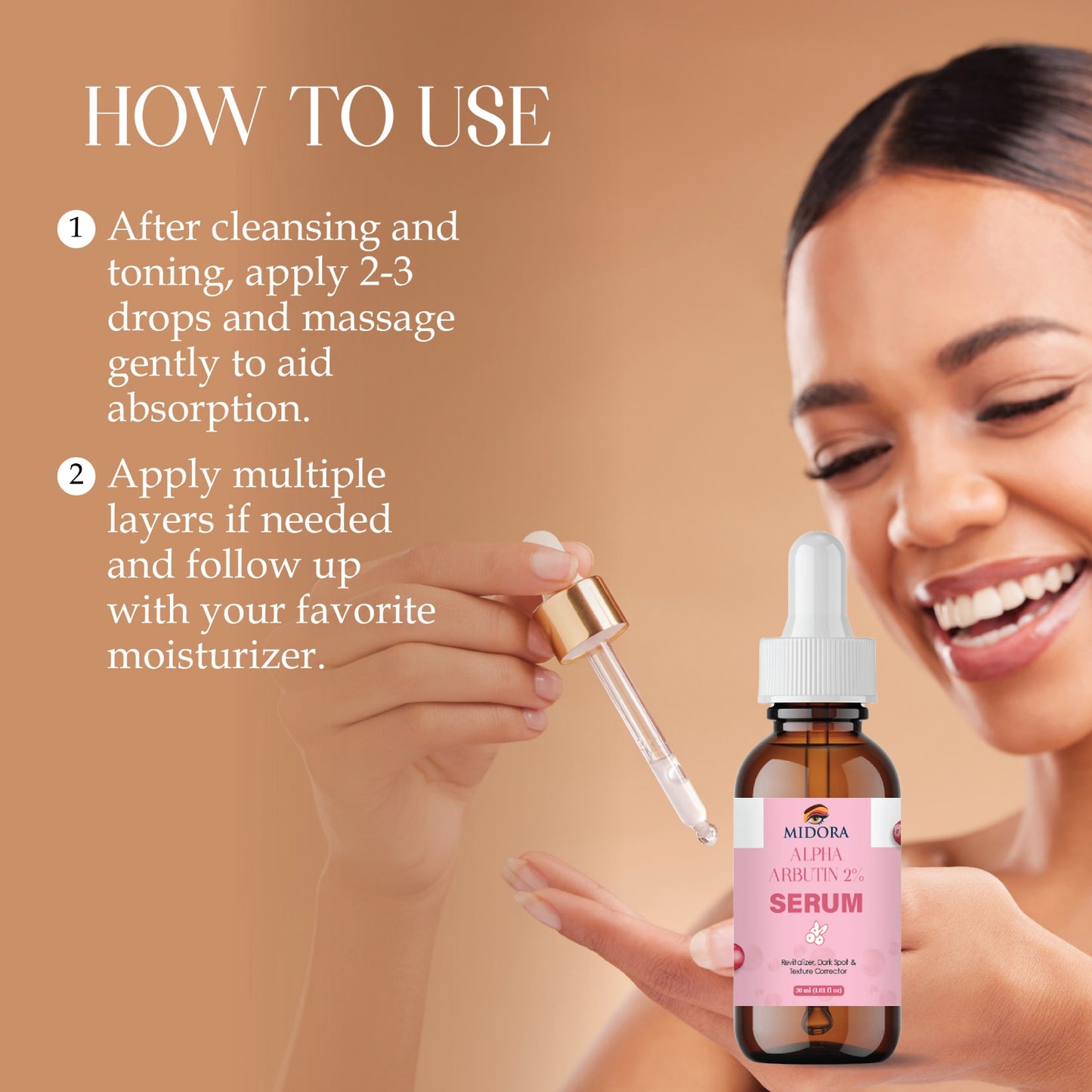 Alpha Arbutin Serum for Dark Spots & Pigmentation | Skin Brightening & Even Tone | Face Serum for Glowing Skin | Suitable for All Skin Types – 30ml