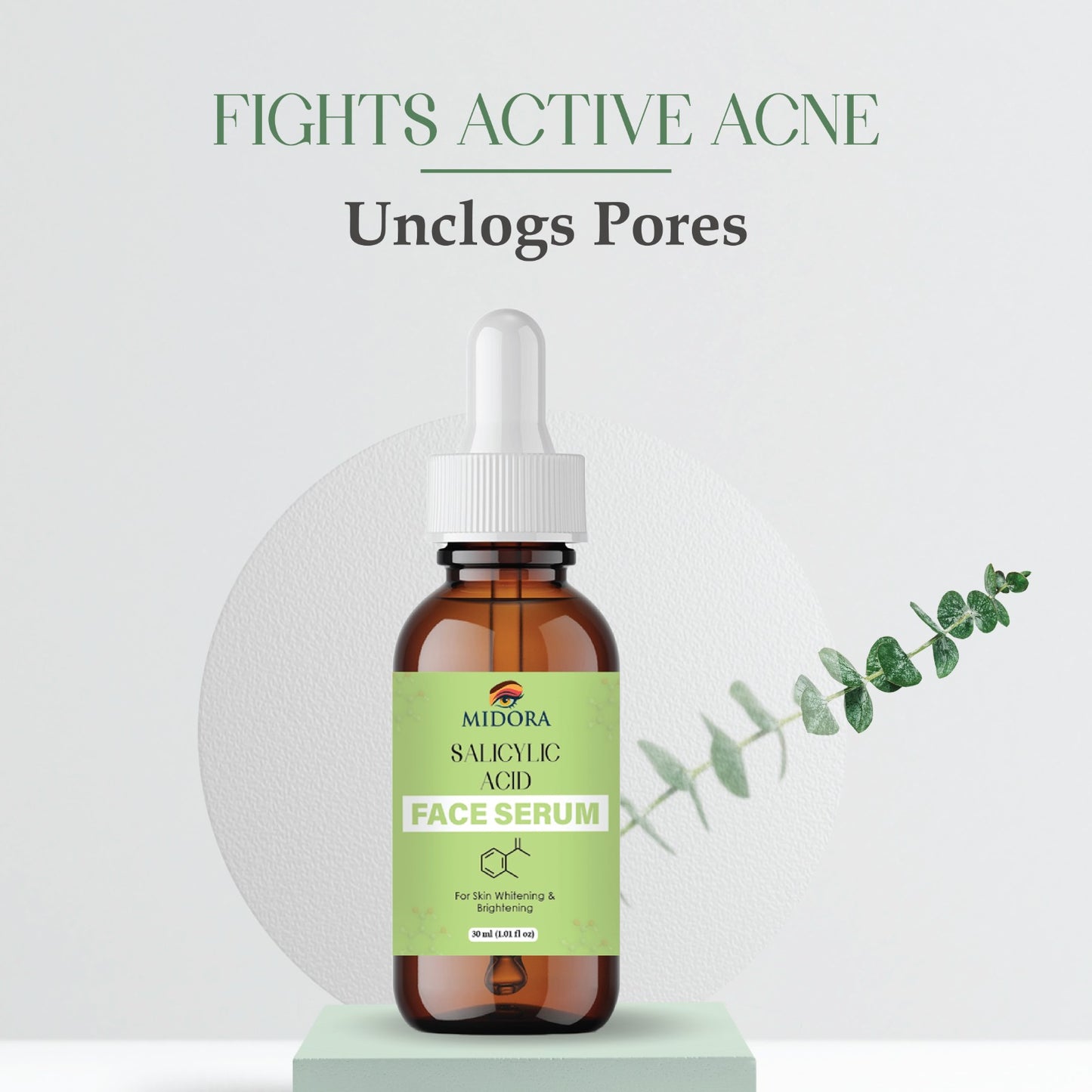 Salicylic Acid Serum for Acne & Oil Control | Anti-Acne, Blackhead Removal & Pore Minimizer | Face Serum for Clear, Smooth & Glowing Skin