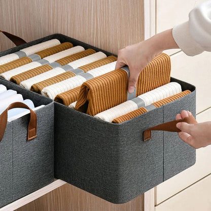 Foldable Wardrobe Organizer with Durable Handle - Midora